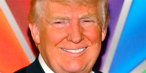 donald trump's skin tone.